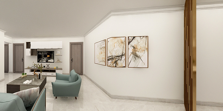 设计师刘远华-理想家园6栋B单元606-装修设计方案