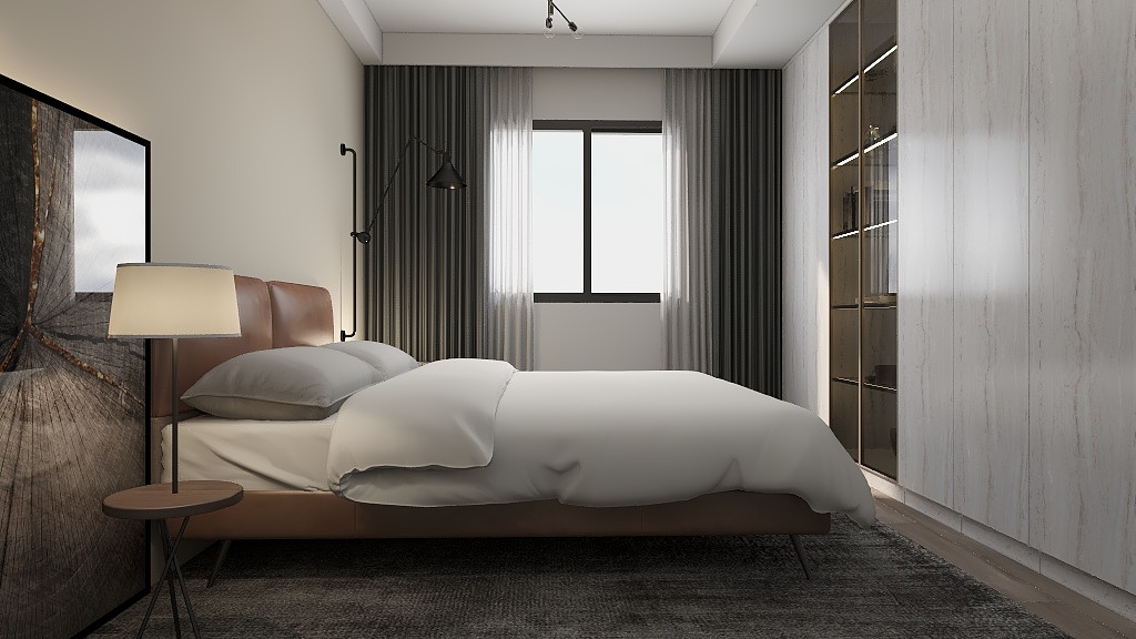 AssassinHit-亿力未来城次卧-装修设计方案