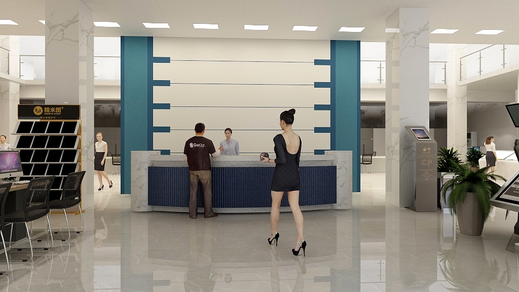 小蜗牛66-团风政务大楼一层方案-装修设计方案