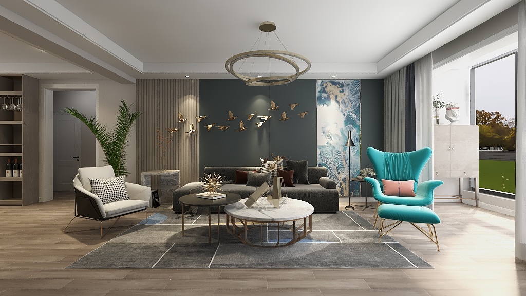 张建红-蔚蓝家园-装修设计方案