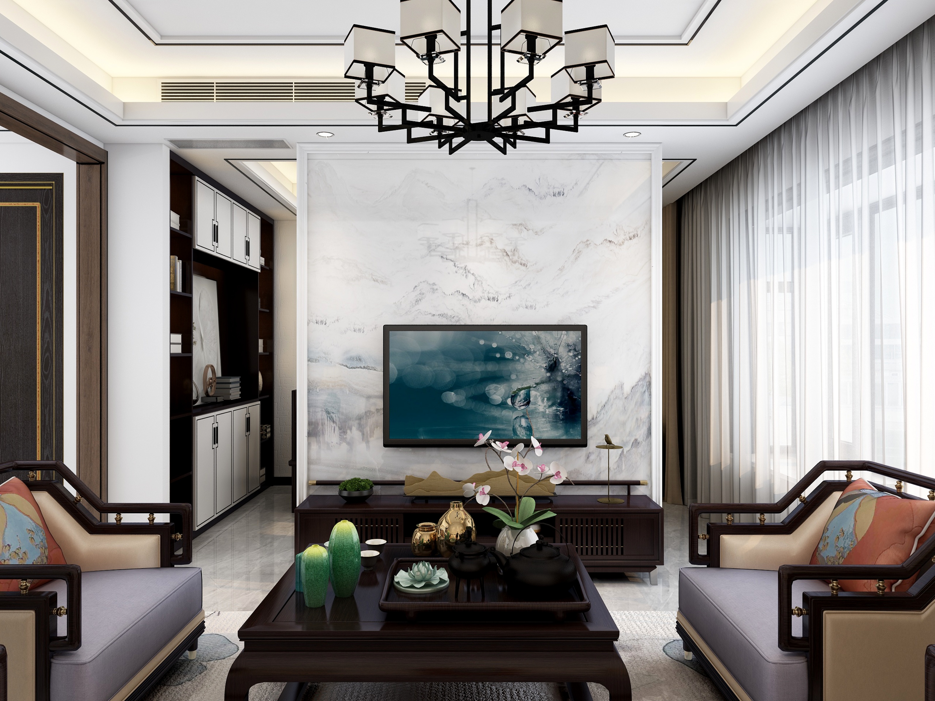 室内设计阿玲-中式-装修设计方案