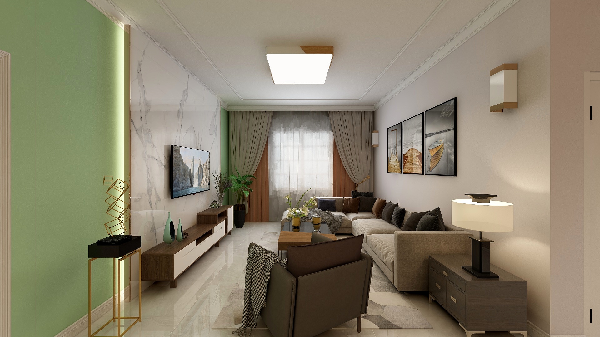 Designerwangjian-御河十号-装修设计方案