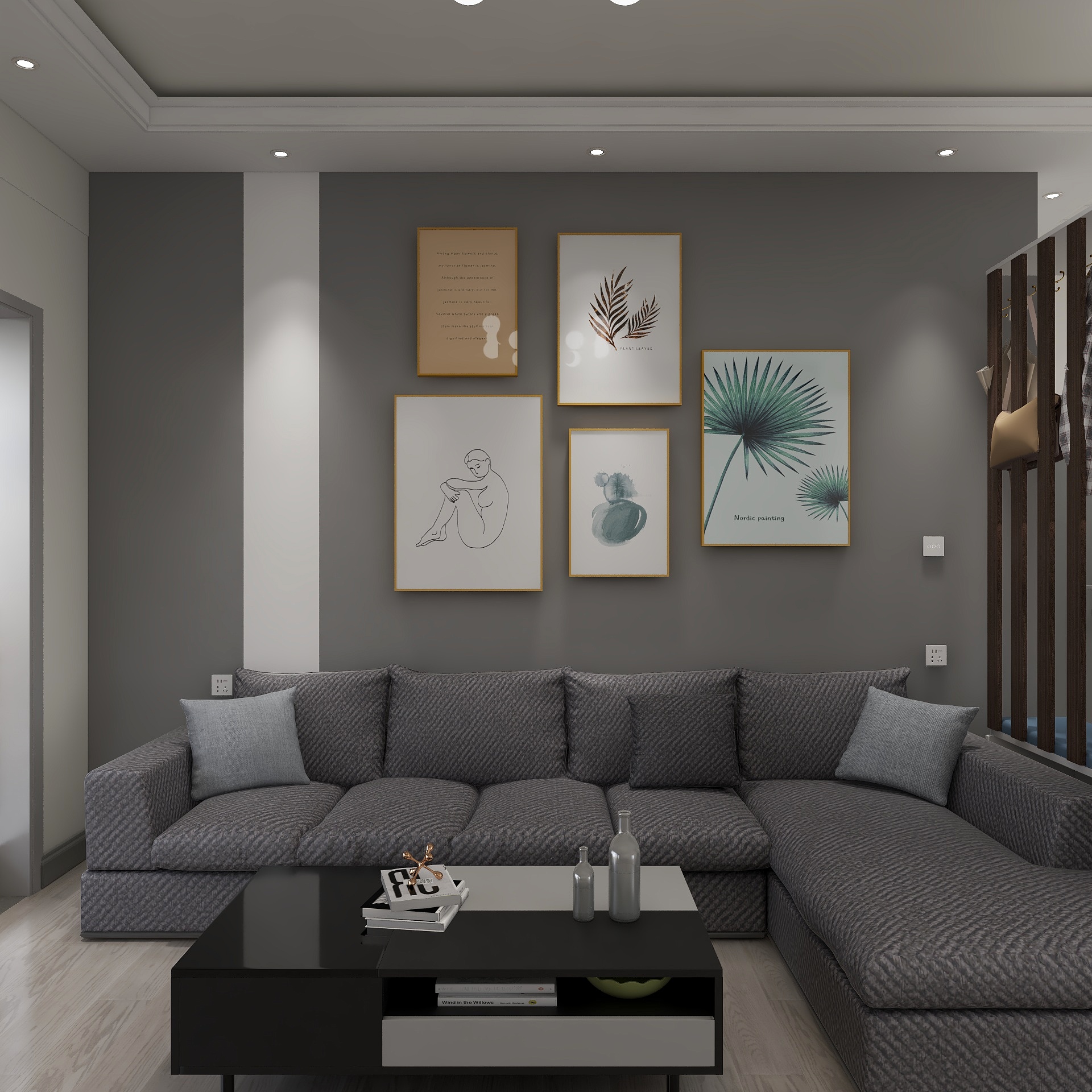 智能e家-110平轻奢地板-装修设计方案