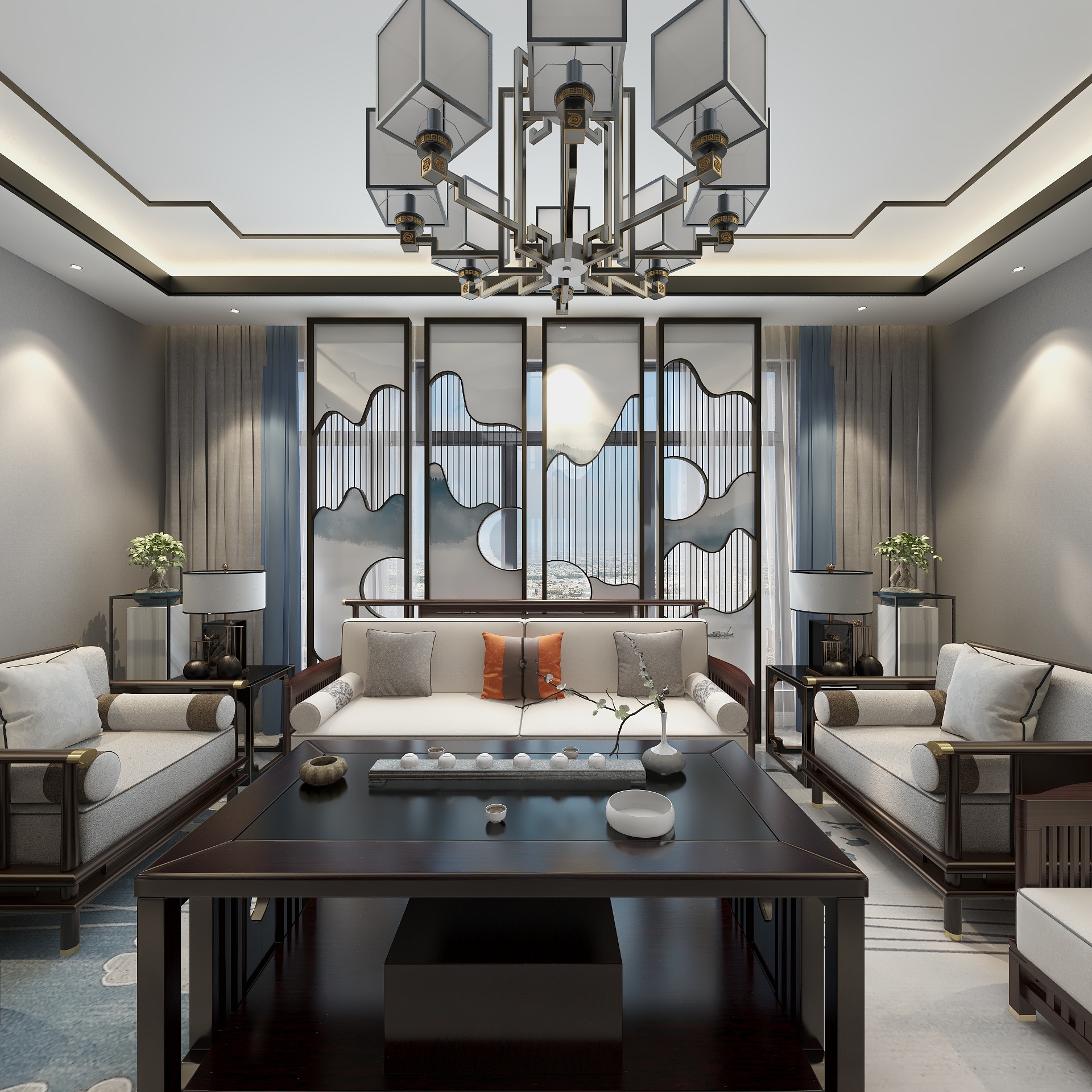 空间设计张VISION-《新中式》枫丹名邸-装修设计方案