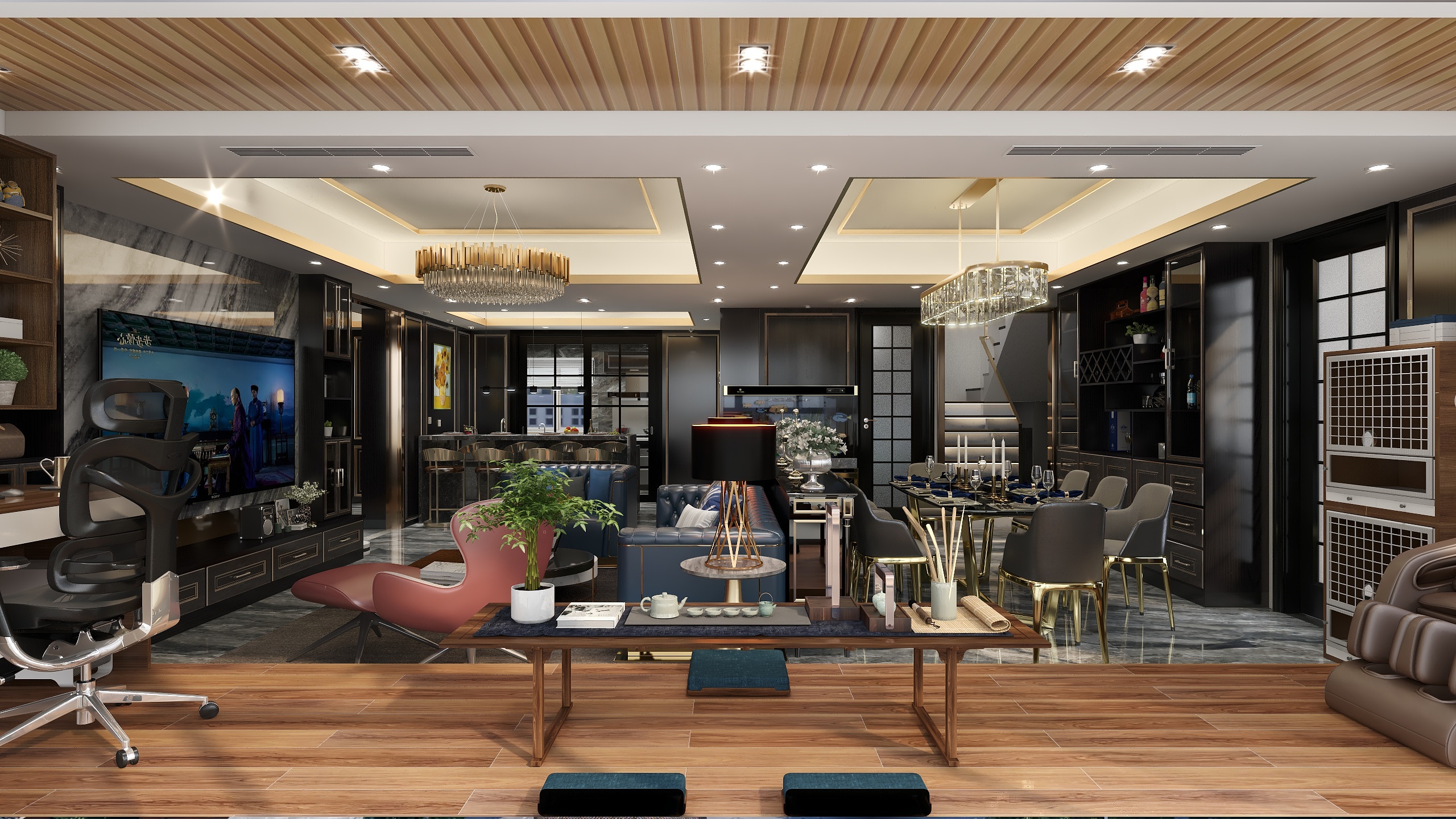 天v罪-瑞园方案2装修效果图