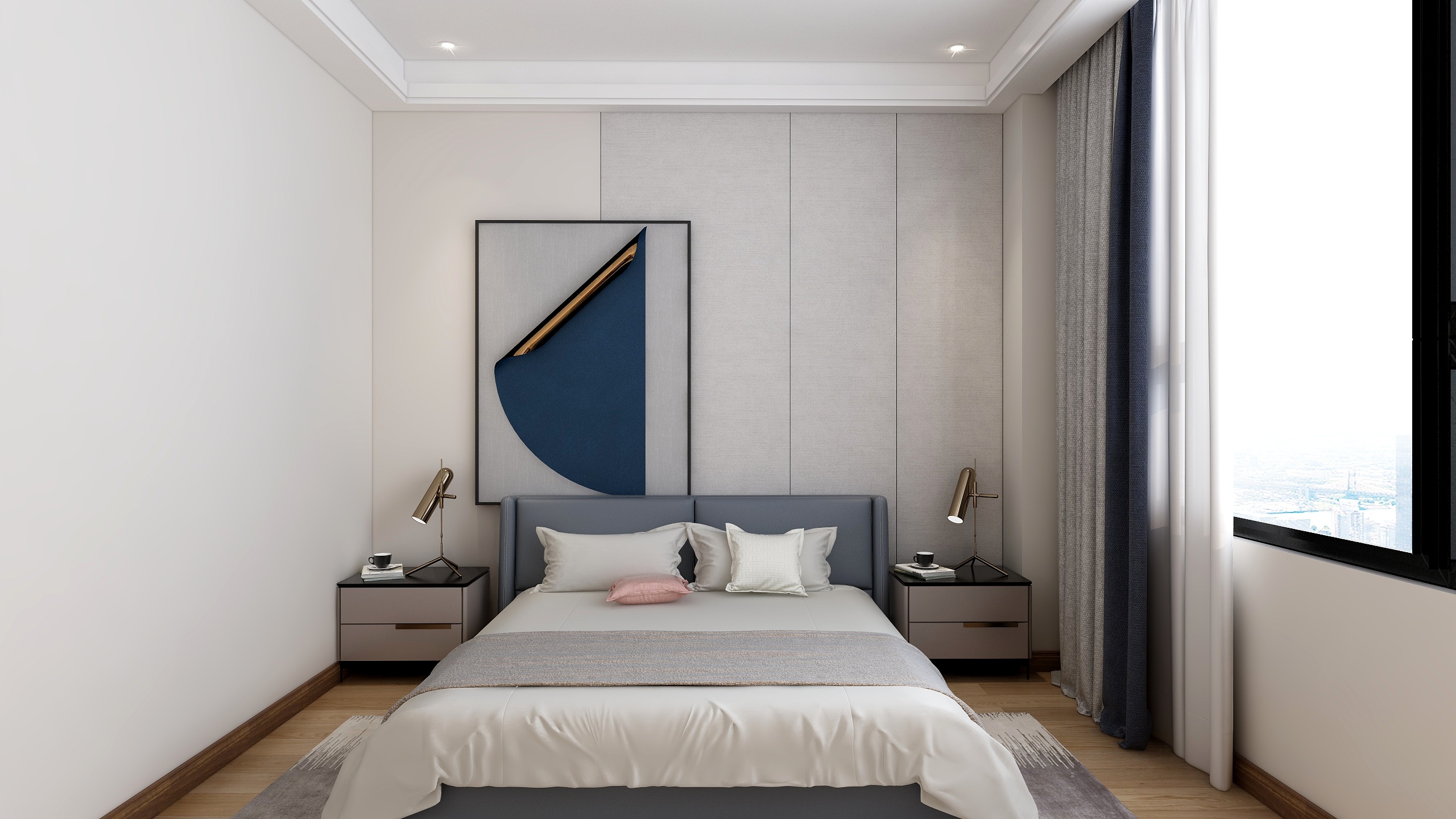 莫泰墙布软装-未命名户型图-装修设计方案