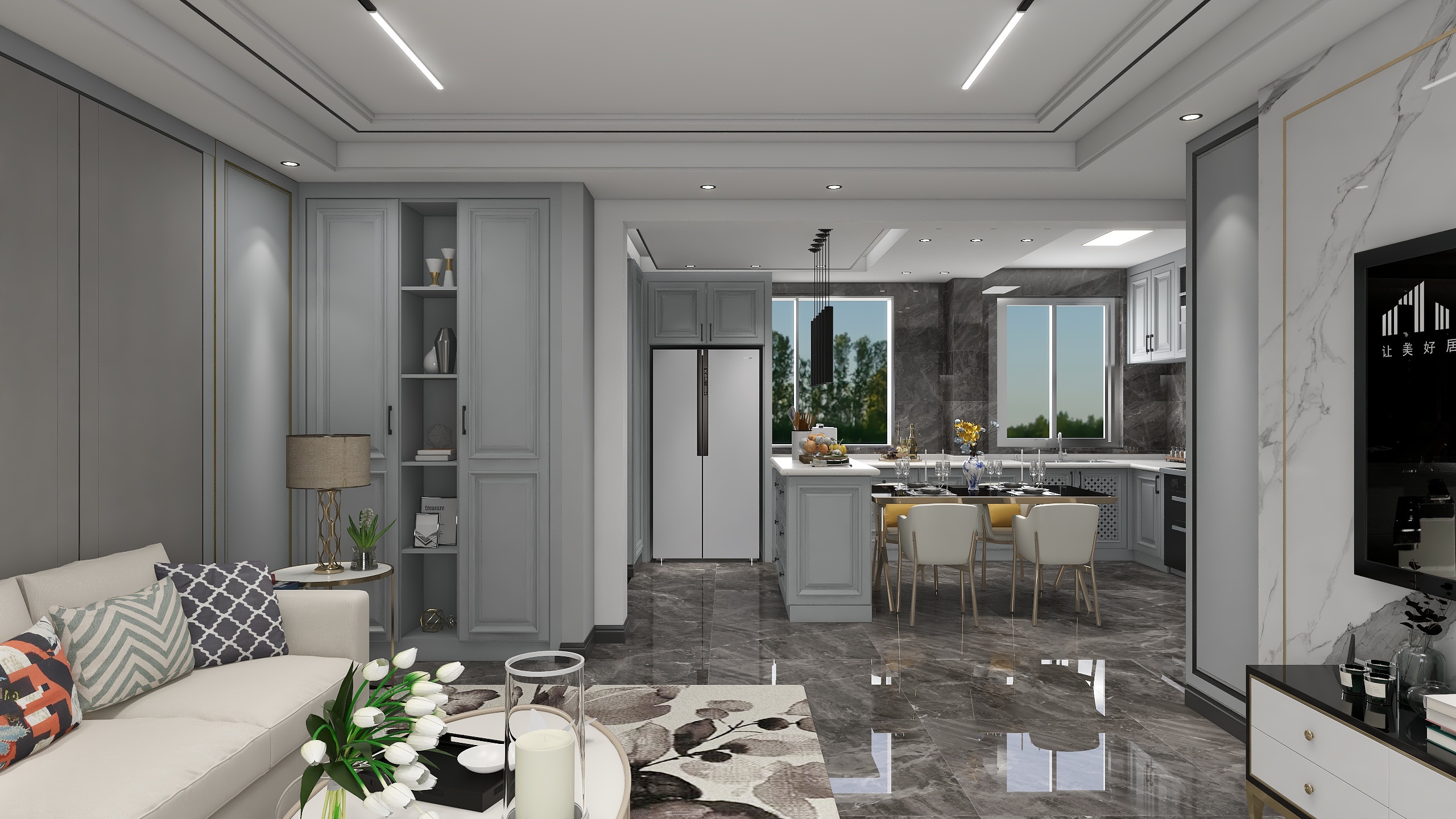 德信伟邦实木全屋定制-山台山Y7-3-802-装修设计方案