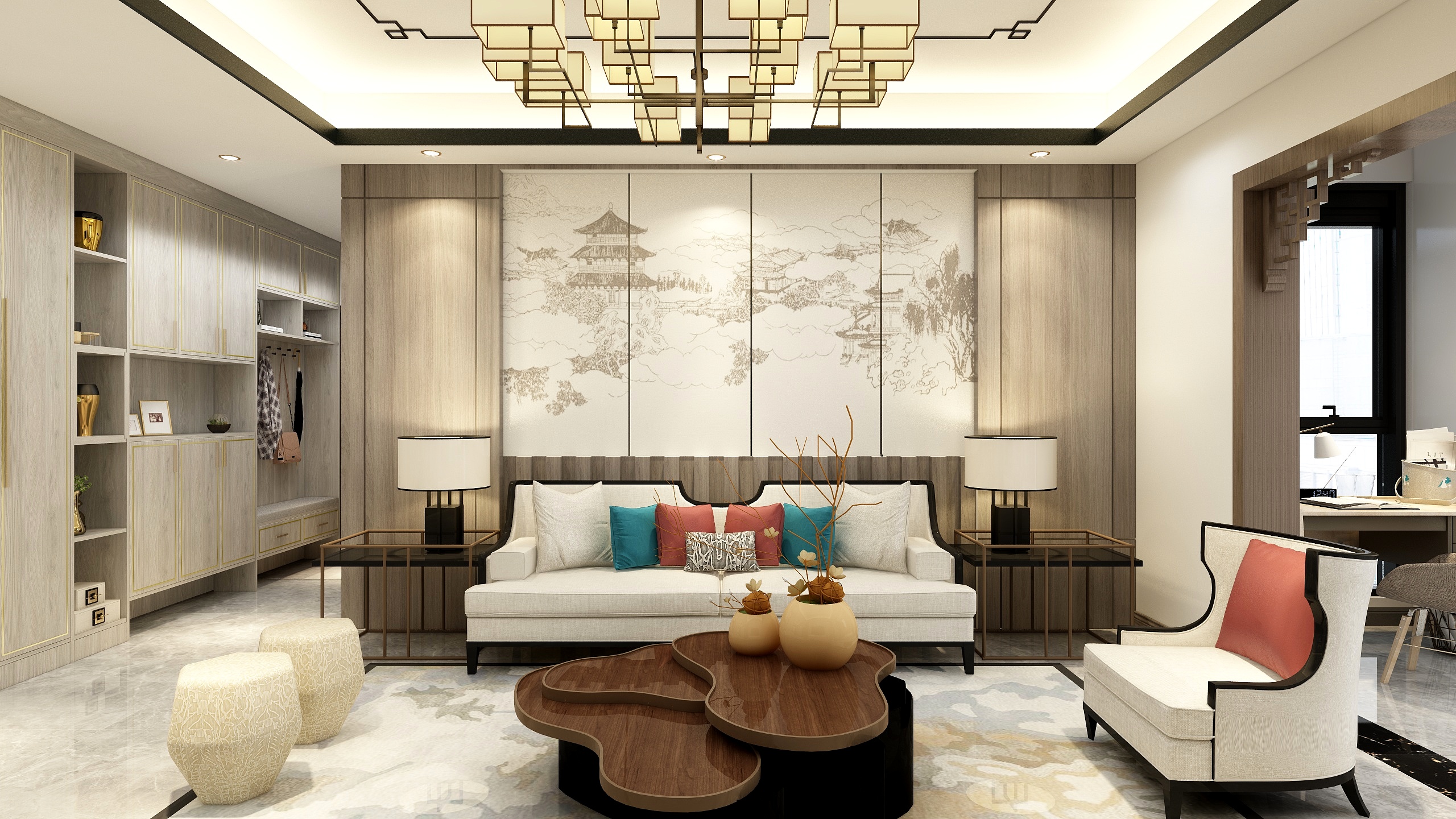 翻斗花园扛把子-新中式-装修设计方案