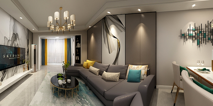 采臣设计-锦华府文女士-装修设计方案