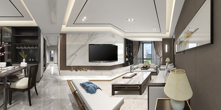 seay-design-大唐汇新中式-装修设计方案