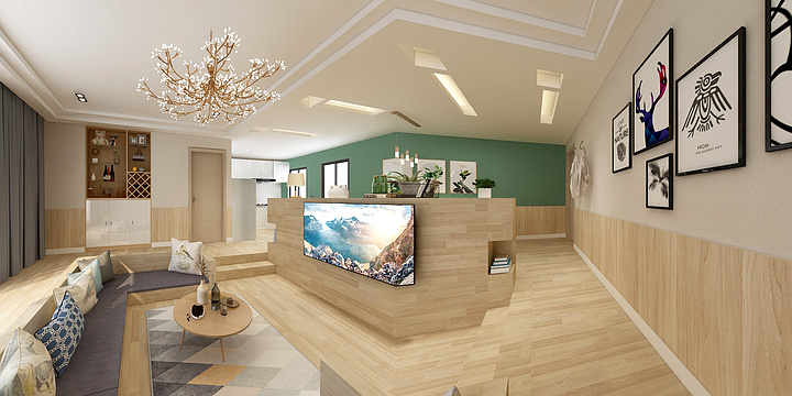 海风lWoH-单身公寓-装修设计方案