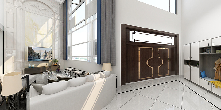 兴亘施工设计-大马庄，马总豪宅-装修设计方案