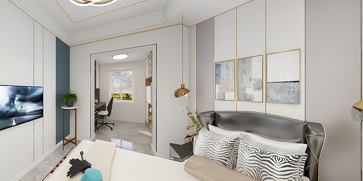 占某人-中粮-简约混轻奢-装修设计方案