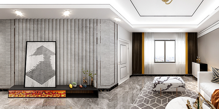 阳某人的小脑袋-田园文苑2户型-装修设计方案