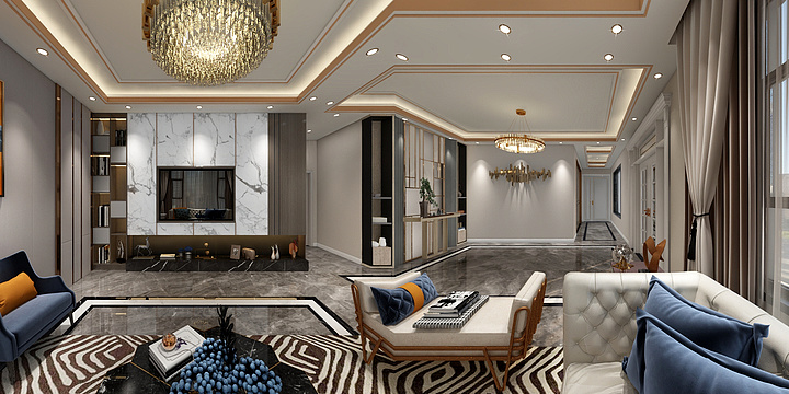 L文江-乐平青庄村长一楼现代-装修设计方案