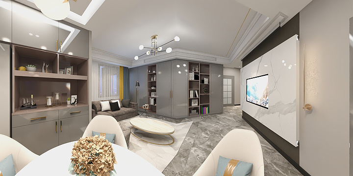 设计师LP-福星惠誉青城华府6-1-1702-装修设计方案