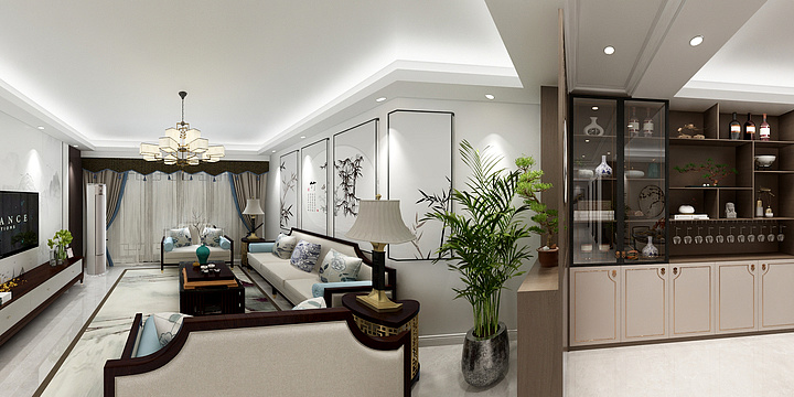 设计师王子维-碧桂园中央广场——周阿姨-装修设计方案