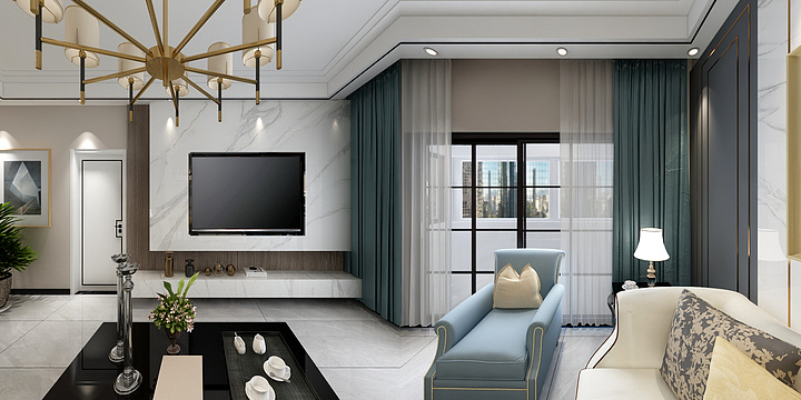 小桥流水17305400133-港湾新城-装修设计方案