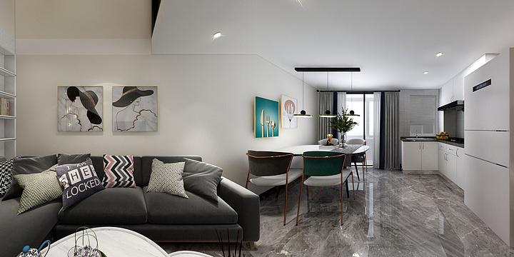 设计师ndPy-绿地10栋105高先生雅居设计效果图-装修设计方案