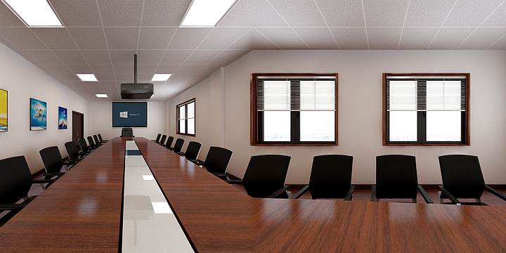 三维方案-二楼会议室-增海装饰-13370916868-装修设计方案