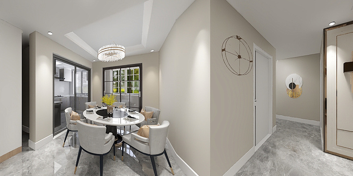 宿迁市华博建筑装饰有限公司-中央花园5号楼-装修设计方案