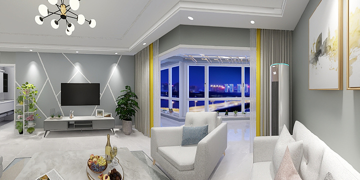 后知后觉11-荣盛花语城102-装修设计方案