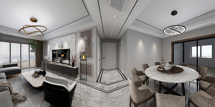 百阁装饰陈晓敏-国宾壹号冯哥-装修设计方案