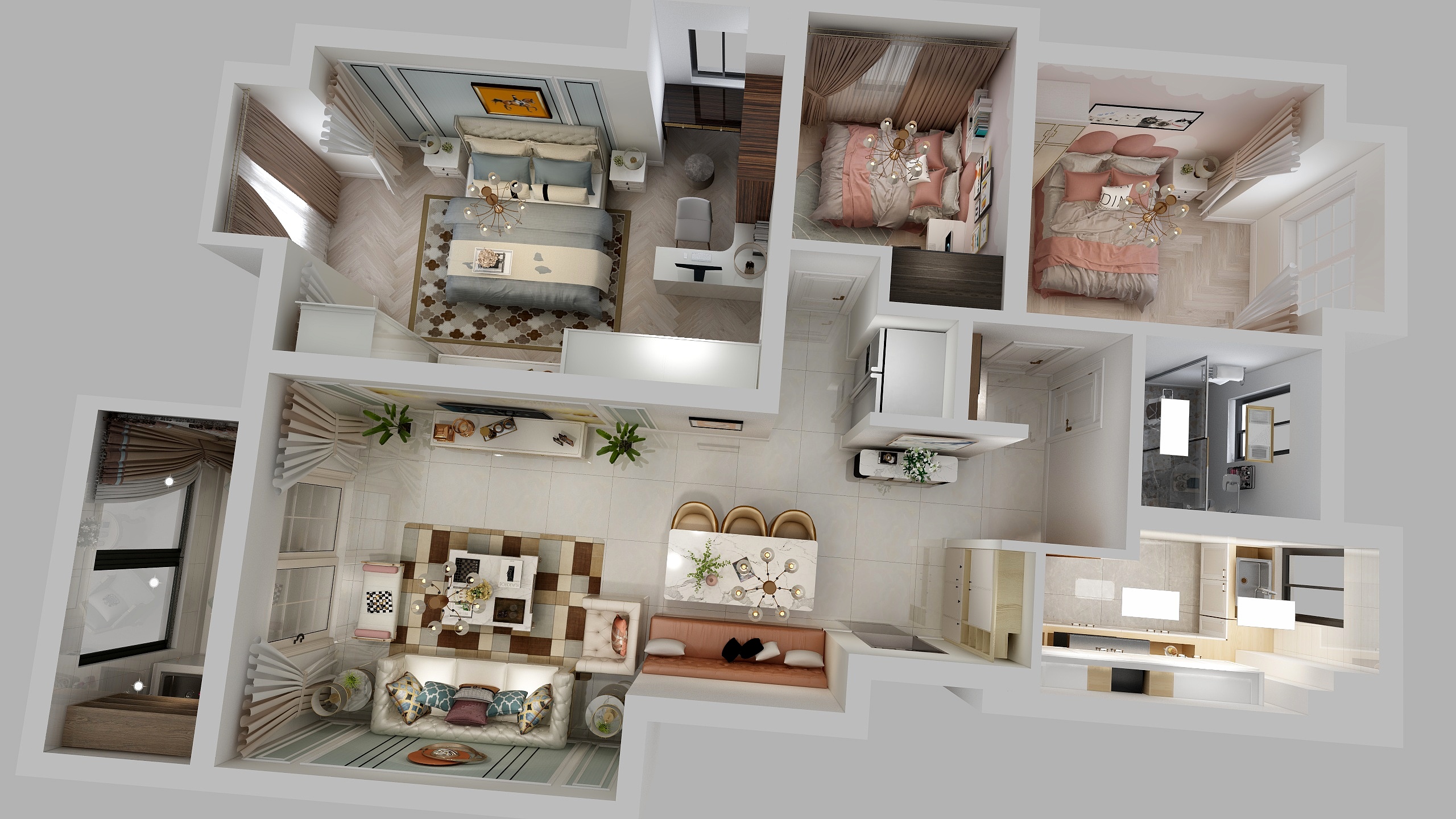 清泉01-20200911现代简约+轻奢-装修设计方案