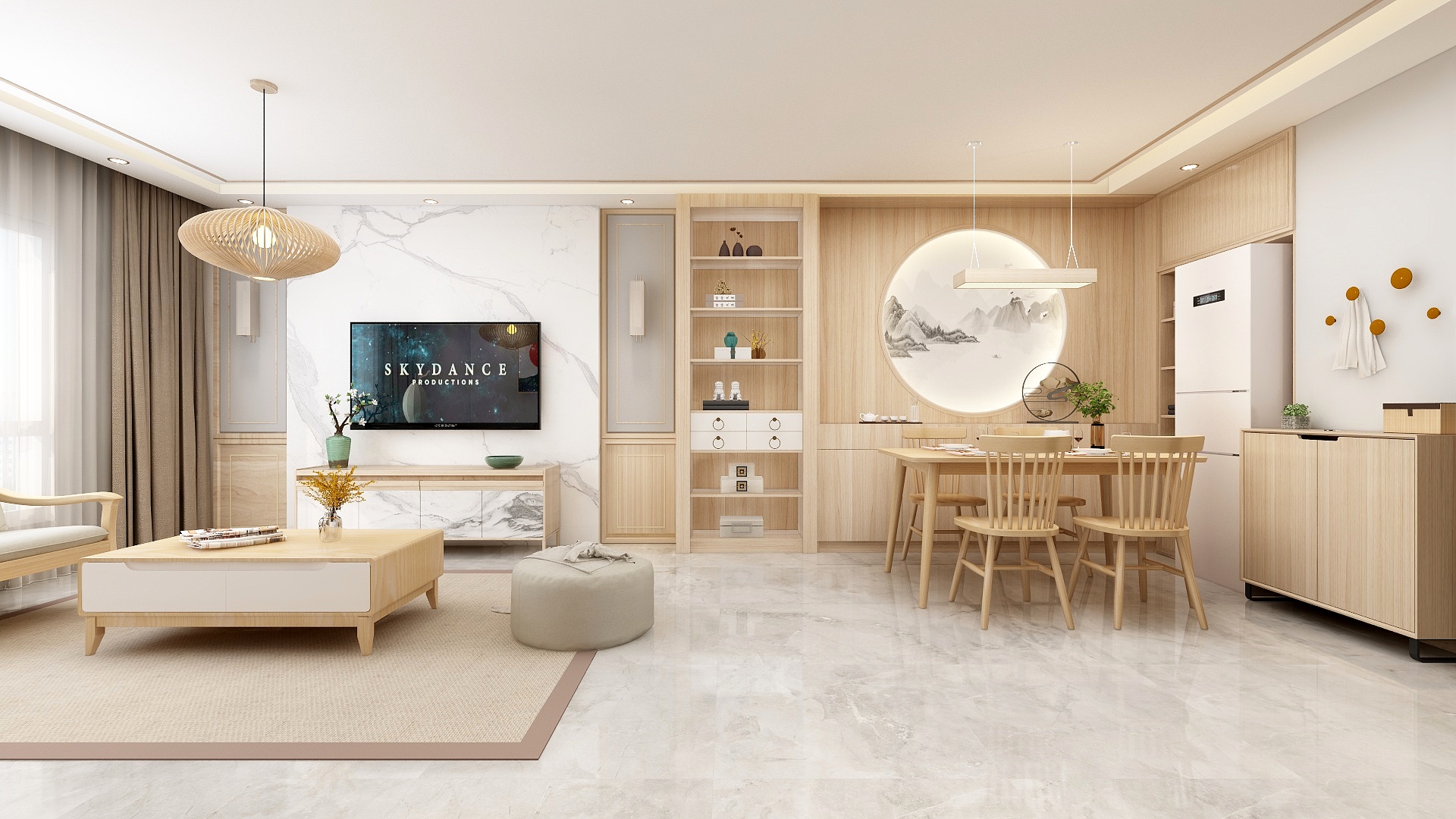 KJL-Z-74方日式二居装修效果图