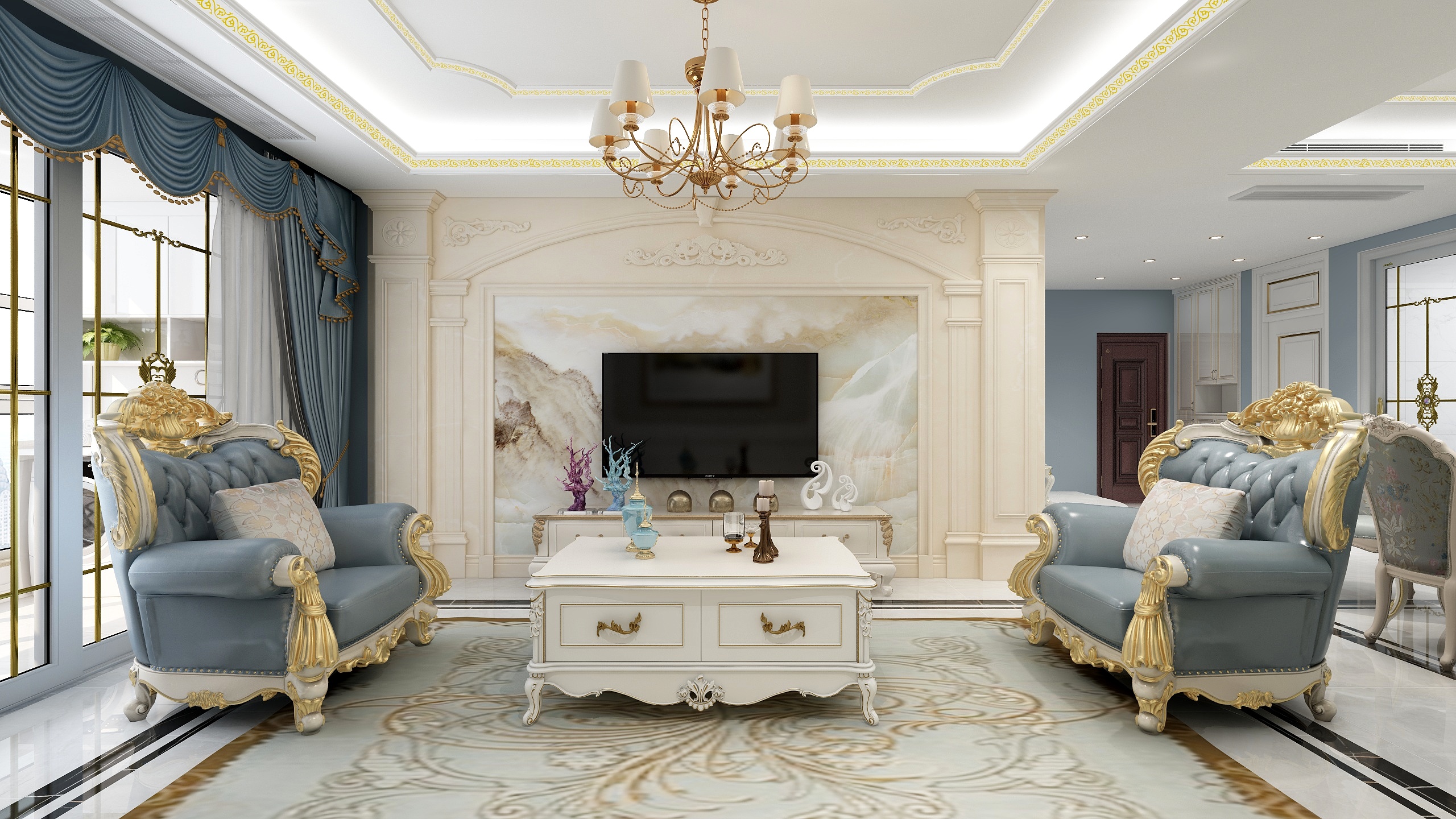 Jeannel-《阑珍》欧式风格装修效果图