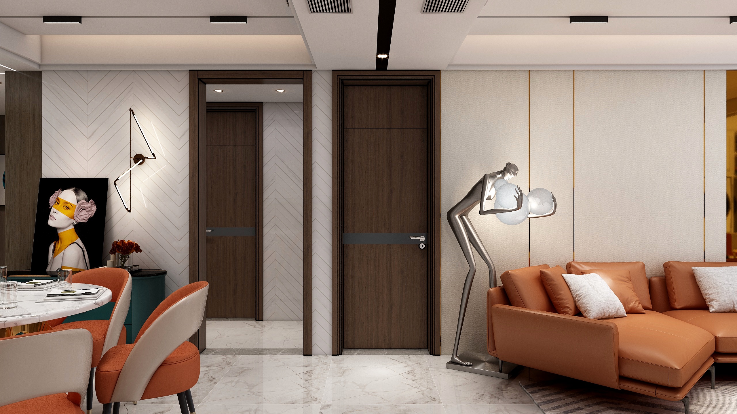 杨正武-170平米现代-装修设计方案