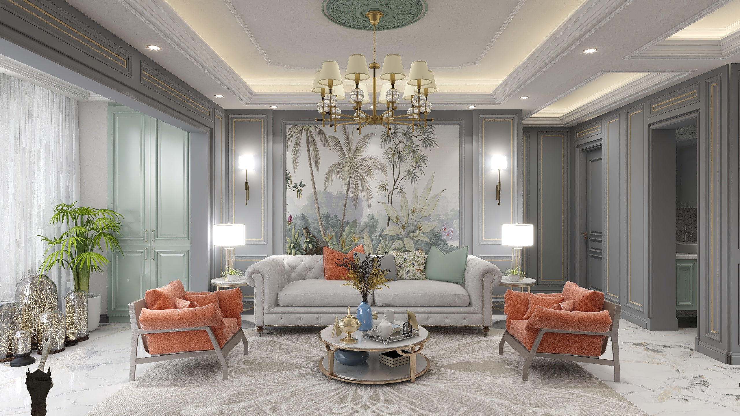 黄少钦-美式轻奢--绿野仙踪-装修设计方案