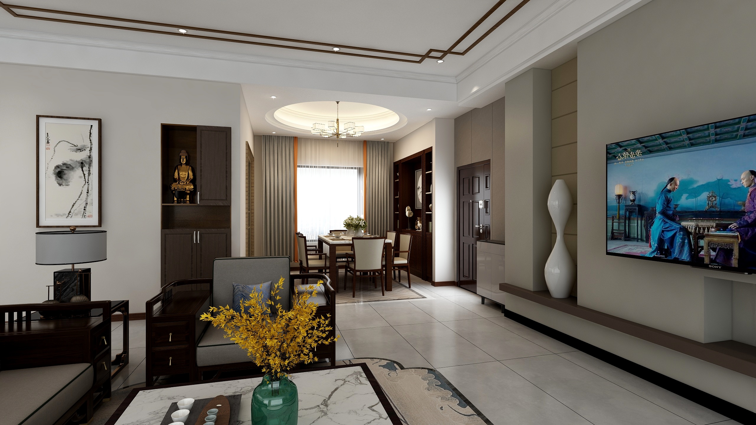 133serlina-朱总盛世华都客餐厅及二楼-装修设计方案