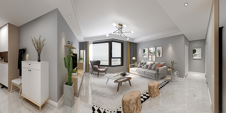 staceyli-何总北欧-装修设计方案