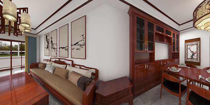 异设计-大垸复古中式-装修设计方案