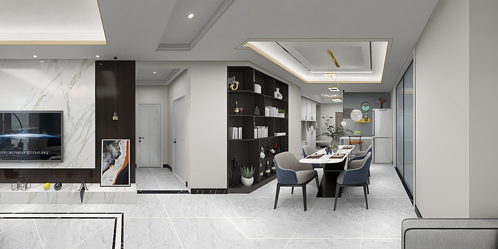 暮雨悲明月-耀江豪庭-装修设计方案