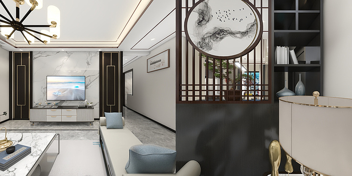 室内装饰效果-点辰装饰出品-装修设计方案