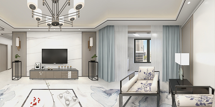 郭丶18232106031-☆药都新城10-2-1204室新中-装修设计方案