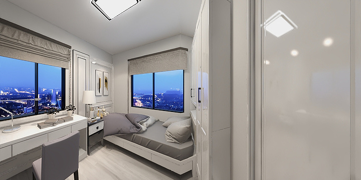 刘彬强-瑞和园89.50㎡B户型3室2厅1卫-装修设计方案