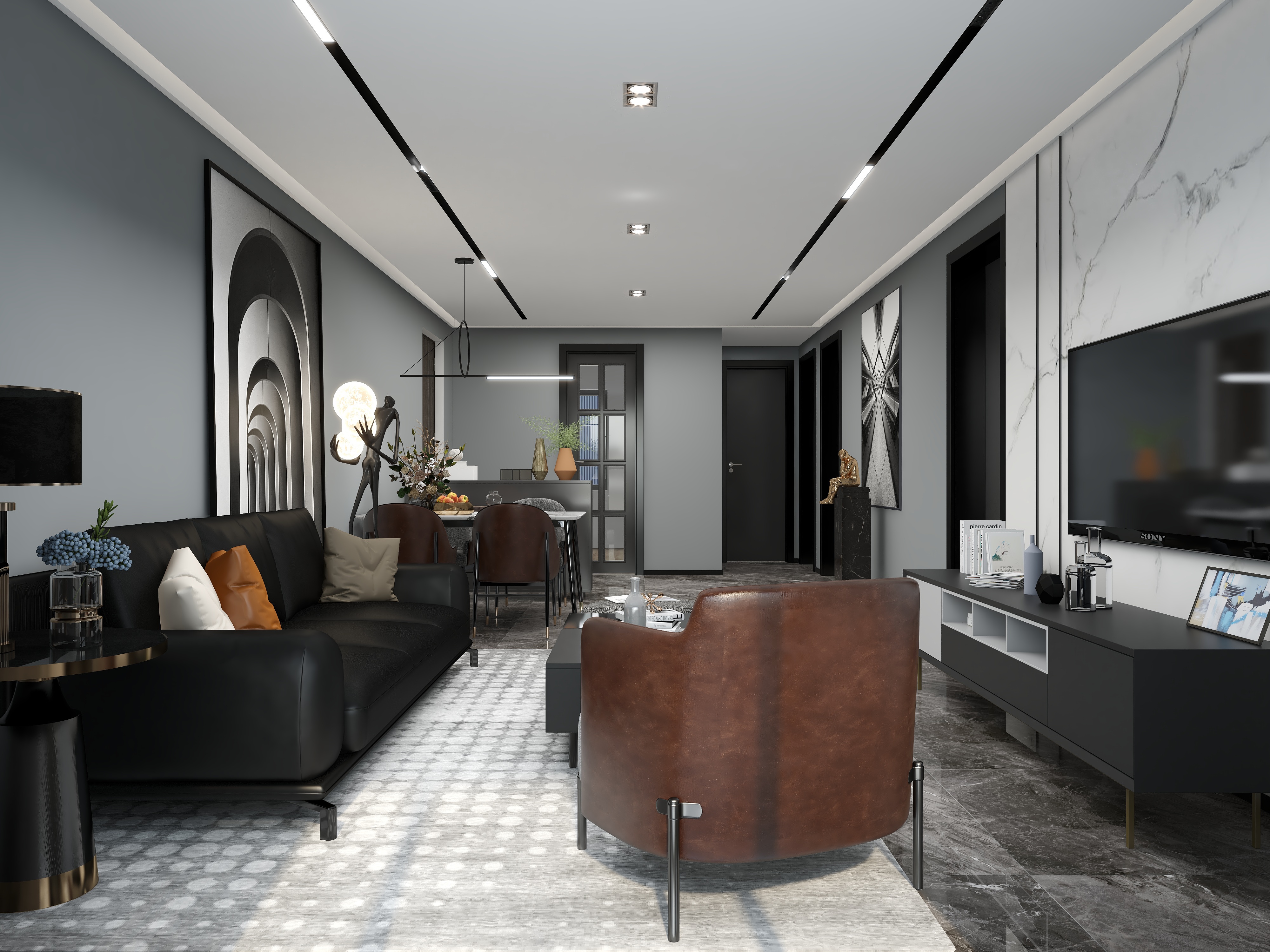 甲特装饰刘杨-艺山南1号楼3001刘姐-装修设计方案