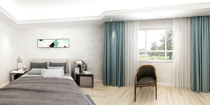 醉美夕阳红-简约风格-装修设计方案