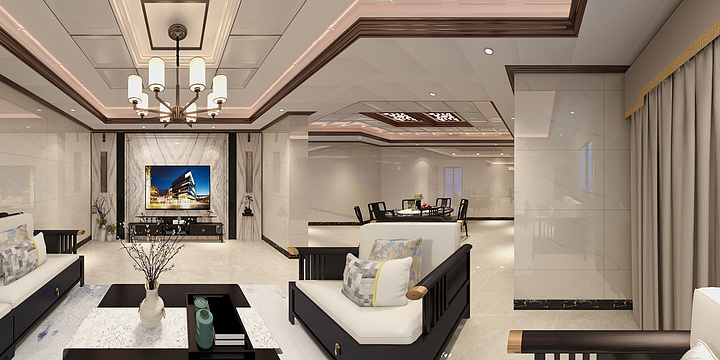 杭州临安法狮龙吊顶-鱼潭【傅高坤】-装修设计方案