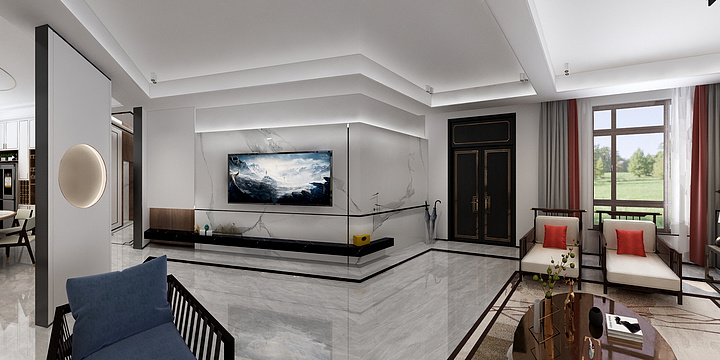 舍趣设计工作室-沧州193㎡2室-装修设计方案