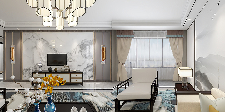 浮华一世终成空-江源华府-装修设计方案