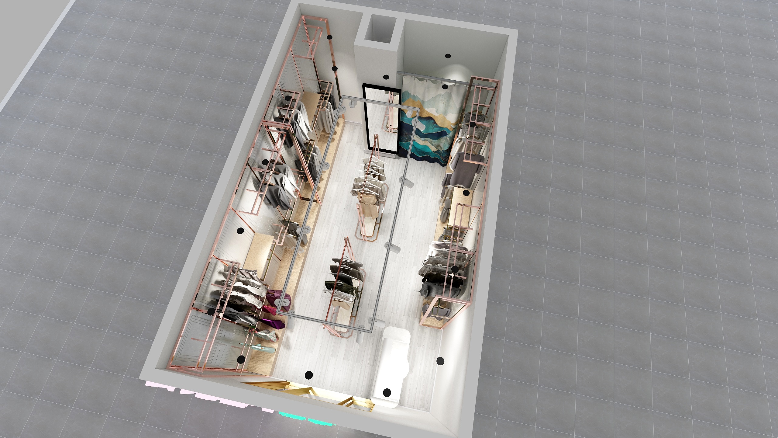 南风知我意00-服装店-装修设计方案