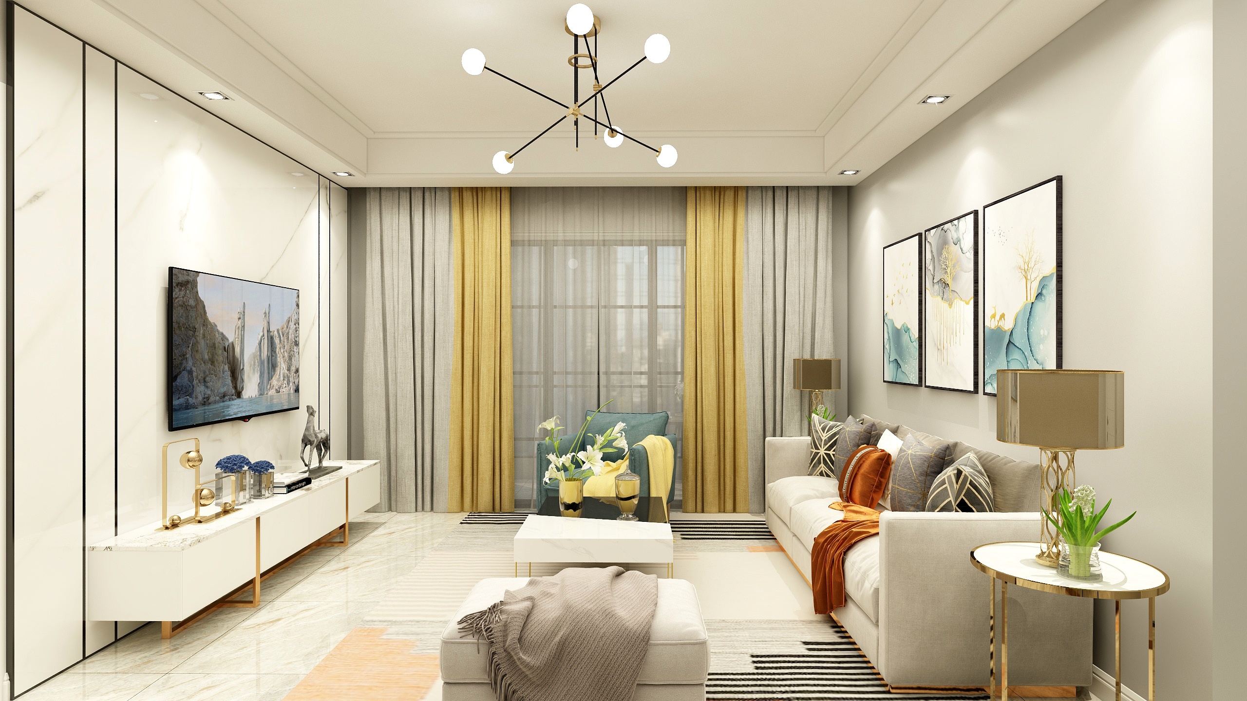 小大妮-书香苑雅居-装修设计方案