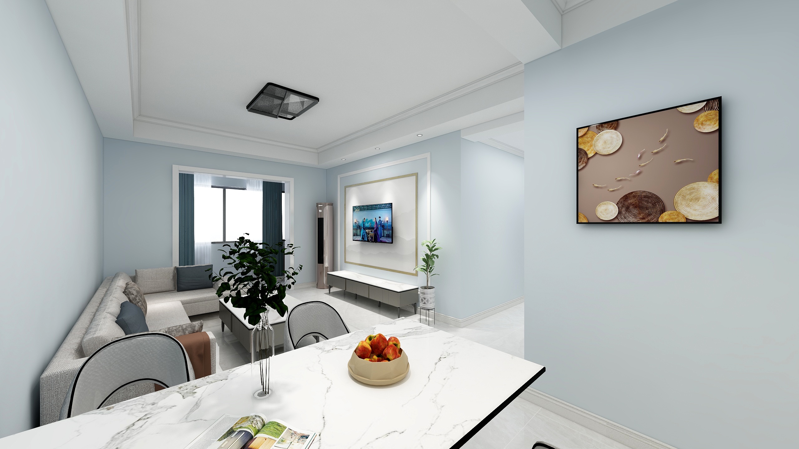 成都智家豪庭装饰工程有限公司-锦和康城康泰苑-装修设计方案