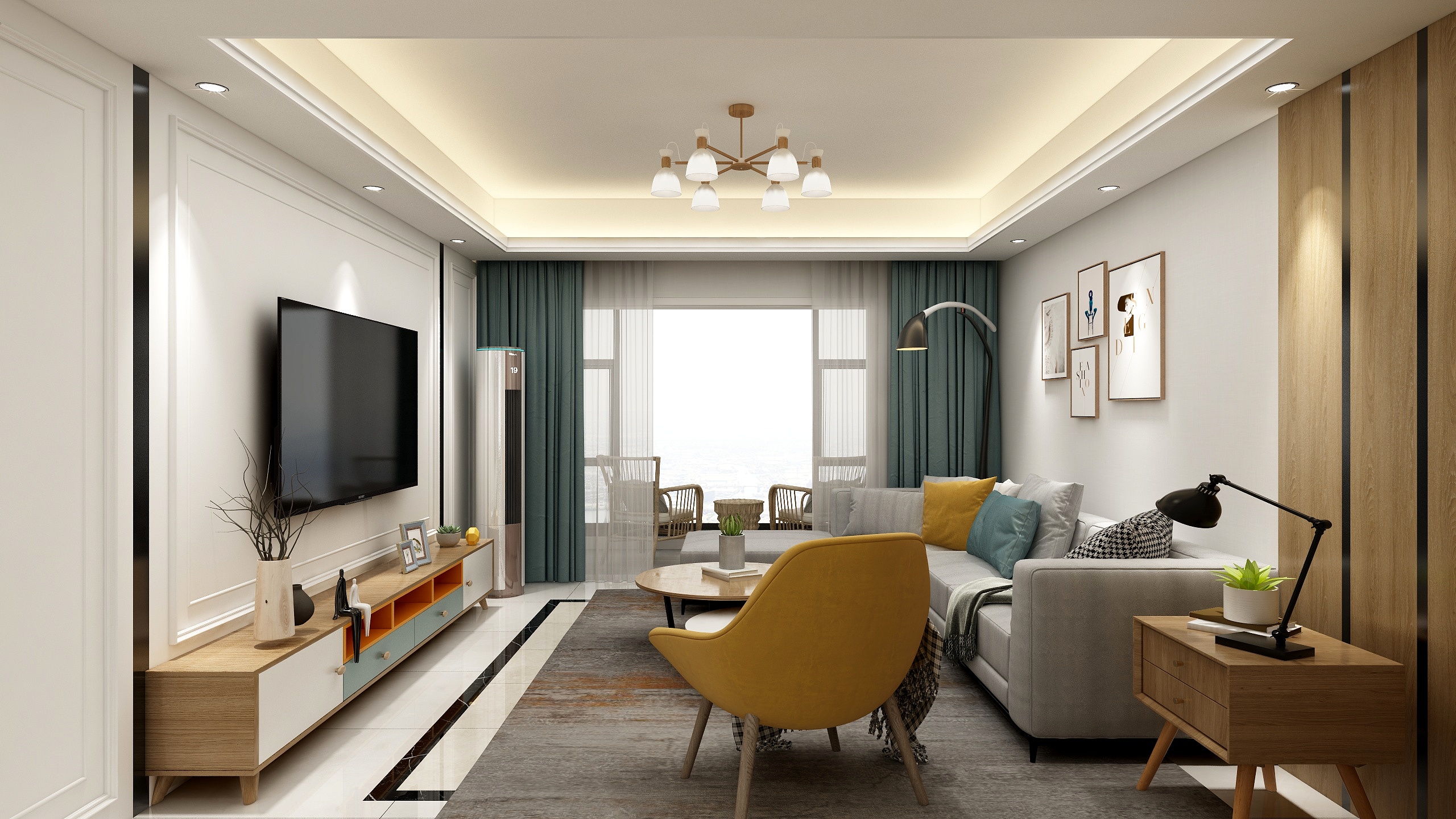 克诺设计ueEd-卢浮公馆A1-装修设计方案