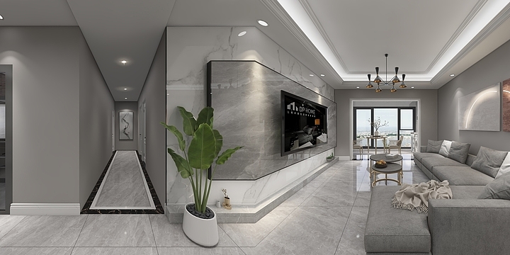 湖北黄石阳新县程用炳-太阳城2期2栋2402（802）-装修设计方案