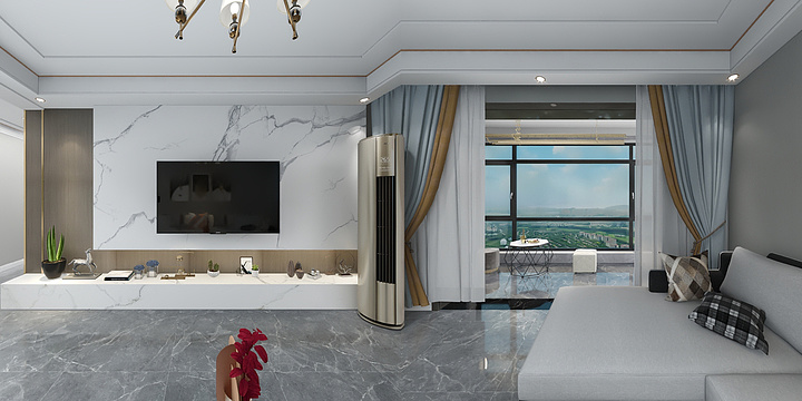 1陈俊1-8-3-701（现代简约）-装修设计方案